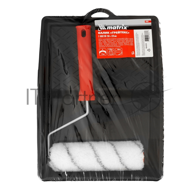 Набор MATRIX , валик «Грейтекс» 180мм ворс 12ммD 40ммполиакрил, и кювета 84404