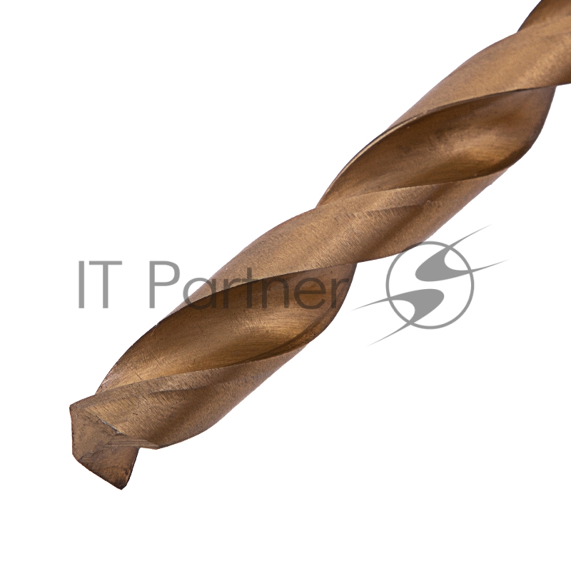 Сверло MATRIX по металлу,10 мм, HSS, нитридтитановое покрытие, цилиндрический хвостовик// 717950