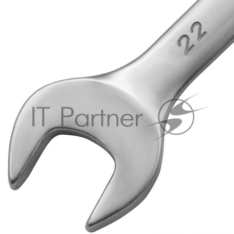 Ключ MATRIX комбинированный, 22 мм, CrV, матовый хром// 15118