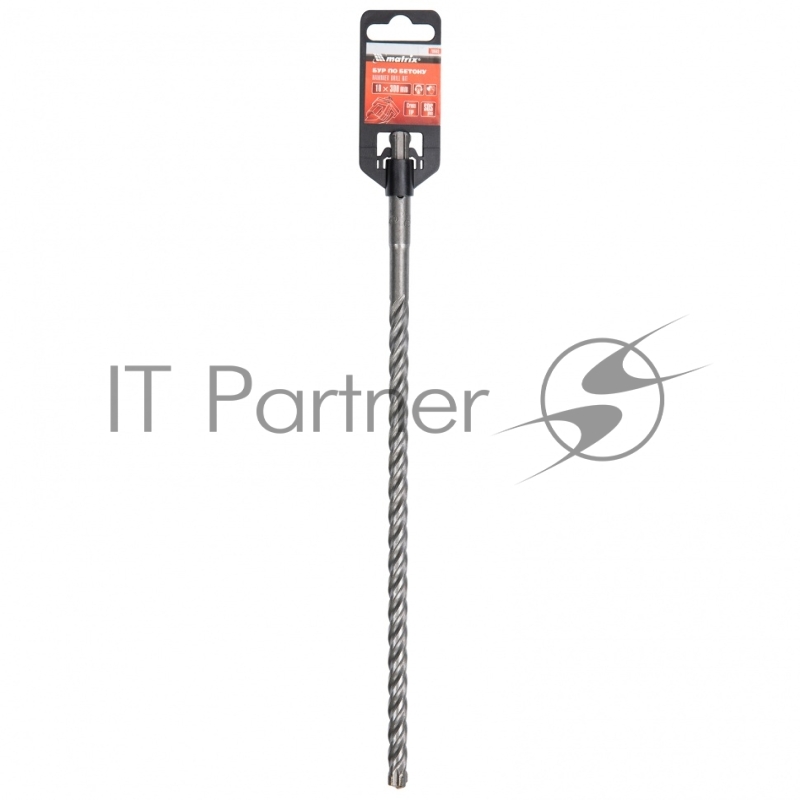 Бур MATRIX по бетону, 10 x 300 мм SDS PLUS 70669