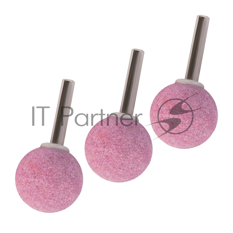 Шарошка MATRIX абразивная, шар, 30x6, F46, 3шт 76013