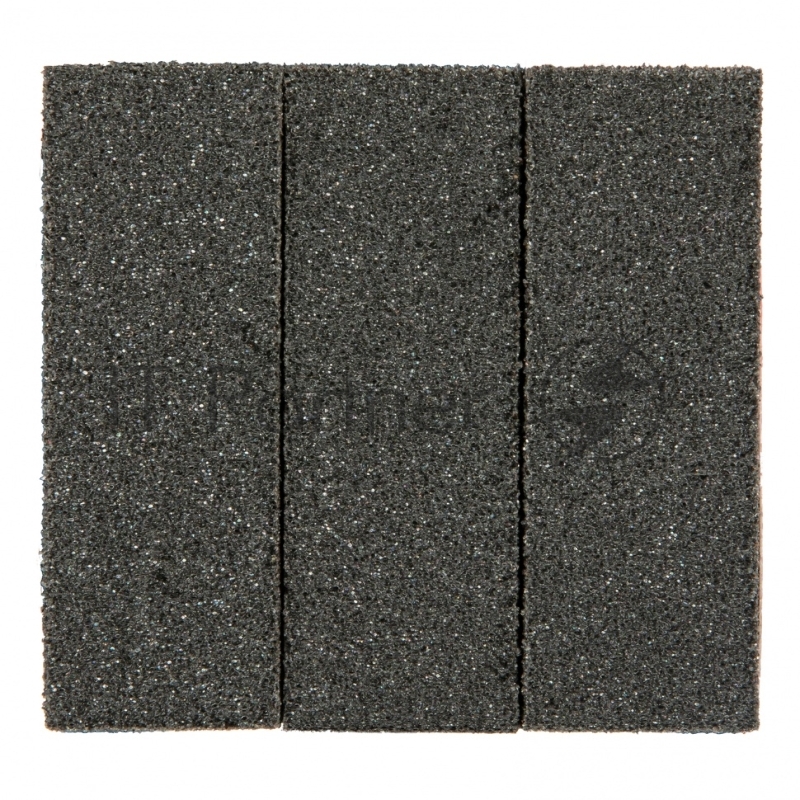 Губка MATRIX для шлифования, 100x70x25 мм, мягкая, 3 шт., P 60/80, P 60/100, P 80/120// 75705