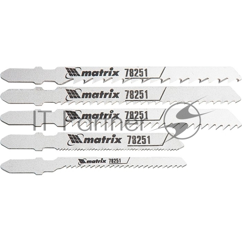 Набор MATRIX полотен для электролобзика универсальный, 5шт. // Professional 78251
