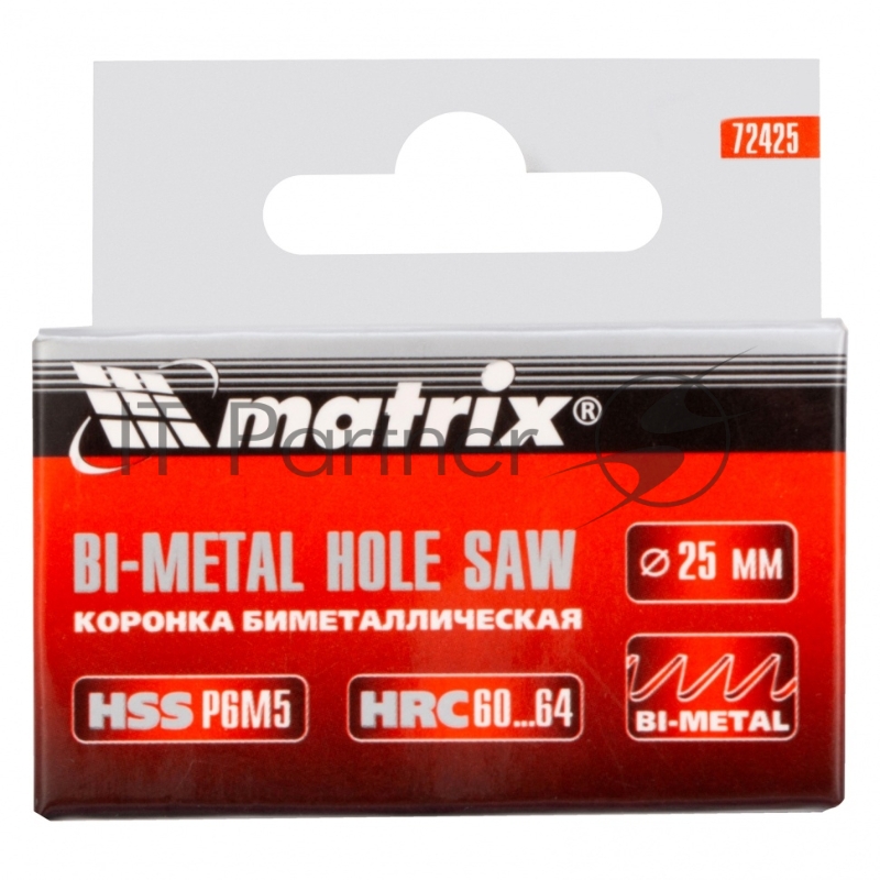 Коронка MATRIX BIMETAL, 25 мм// 72425