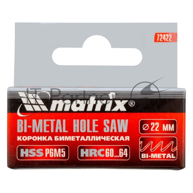 Коронка MATRIX BIMETAL, 22 мм// 72422