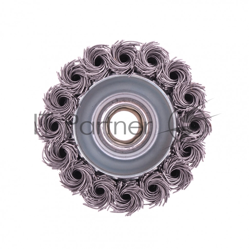 Щетка MATRIX для УШМ, 65 мм, М14, чашка, крученая металлическая проволока// 74620