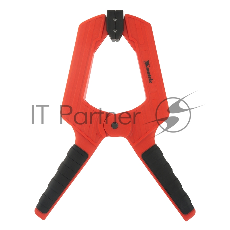 Струбцина MATRIX клещеобразная, усиленная, пл. корпус, двухкомпонентные рукоятки 20794