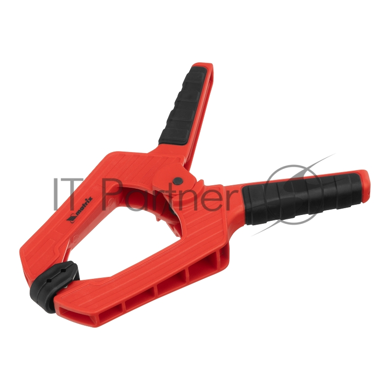 Струбцина MATRIX клещеобразная, усиленная, пл. корпус, двухкомпонентные рукоятки 20794