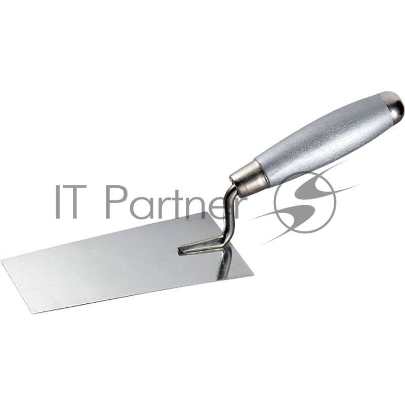 Кельма MATRIX из нерж. стали, 140x82 мм, деревянная ручка// MASTER 86318