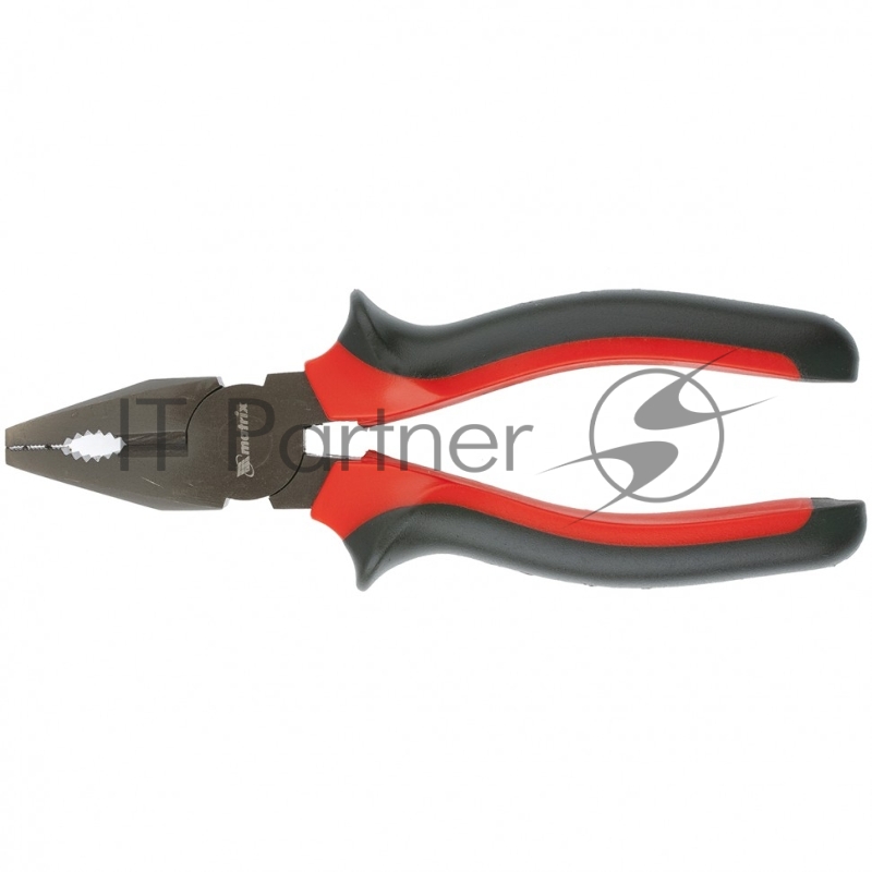 Плоскогубцы MATRIX Black Nickel, 160 мм, комбинированные, двухкомпонентные рукоятки// 16978