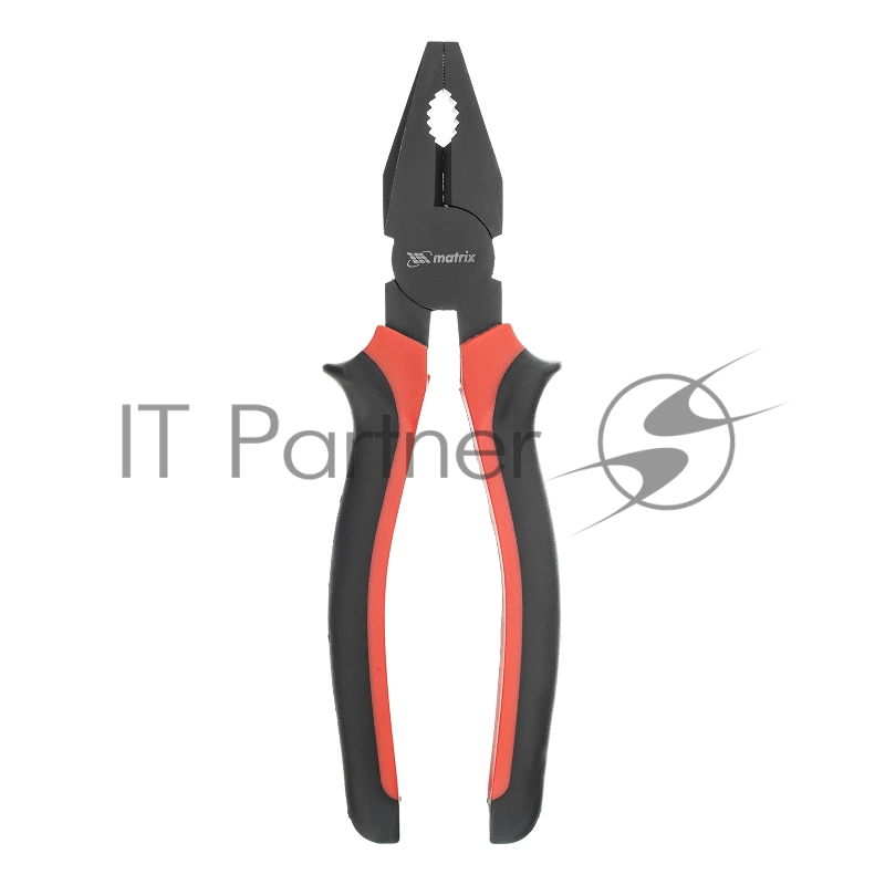 Плоскогубцы MATRIX Black Nickel, 200 мм, комбинированные, двухкомпонентные рукоятки// 16983