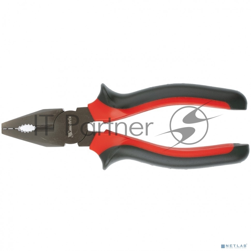 Плоскогубцы MATRIX Black Nickel, 200 мм, комбинированные, двухкомпонентные рукоятки// 16983