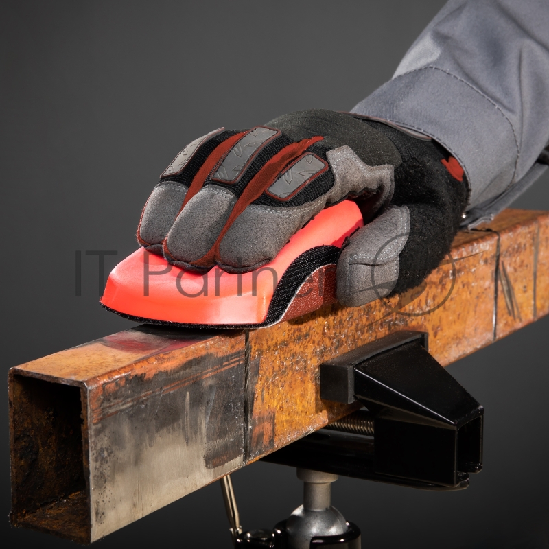 Брусок MATRIX для шлифования, 125 мм с липучкой 75812