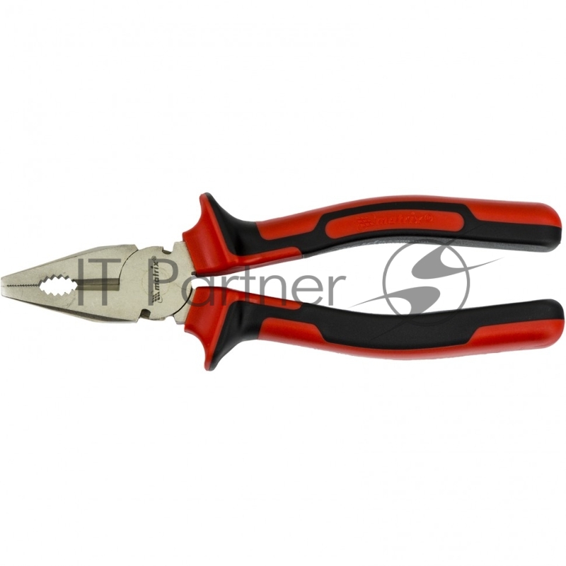 Плоскогубцы MATRIX NICKEL, 200 мм, никелированные, двухкомпонентные рукоятки// 16906