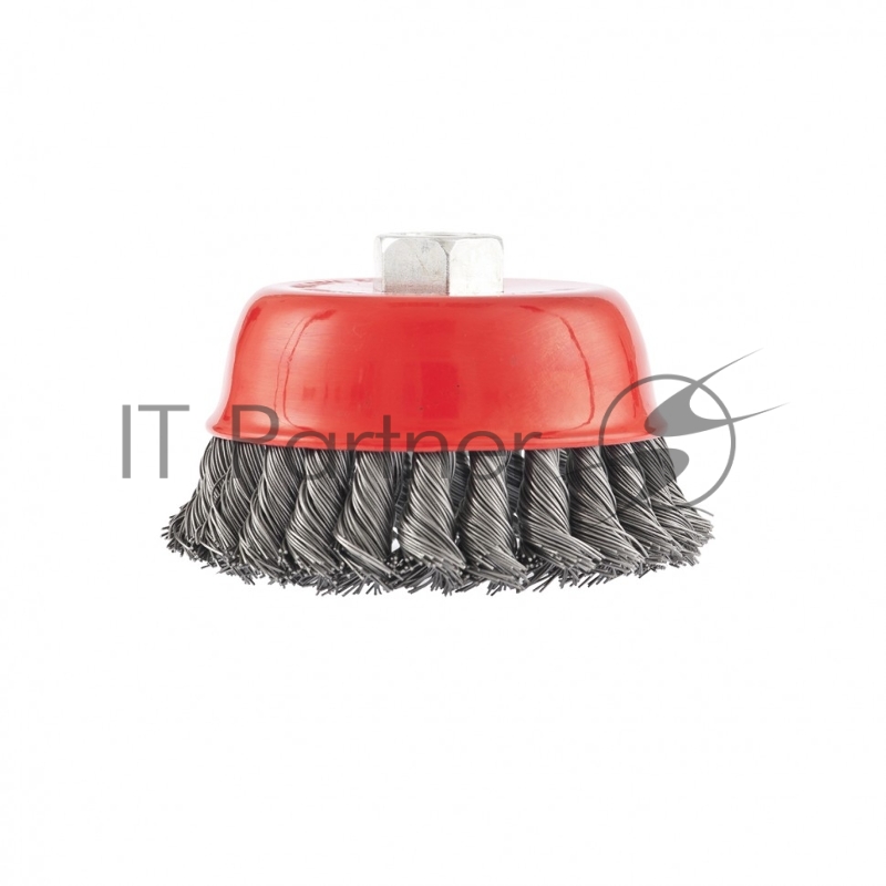 Щетка MATRIX для УШМ, 100 мм, М14, чашка, крученая металлическая проволока// 74628