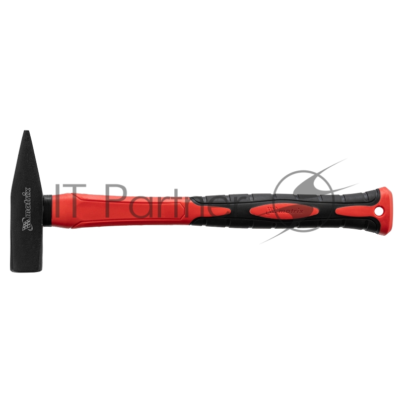 Молоток MATRIX слесарныйoptimal,500 г,фибергласовая обрезиненная рукоятка,квадратный боек//MATRIX 10369