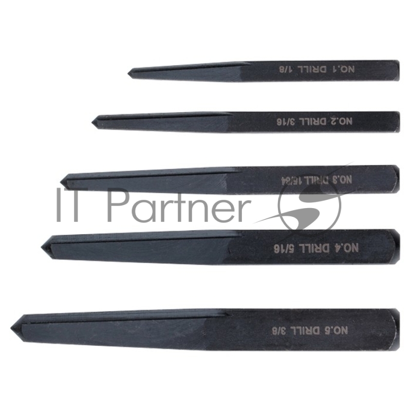 Набор экстракторов MATRIX 5шт. прямой квадрат // 77351