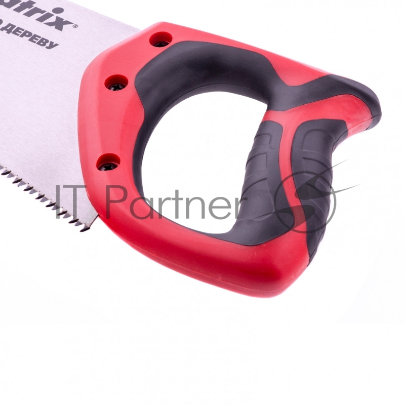 Ножовка MATRIX по дереву, 400 мм, 7-8 TPI, зуб - 3D, каленый зуб, двухкомпонентная рукоятка// 23540