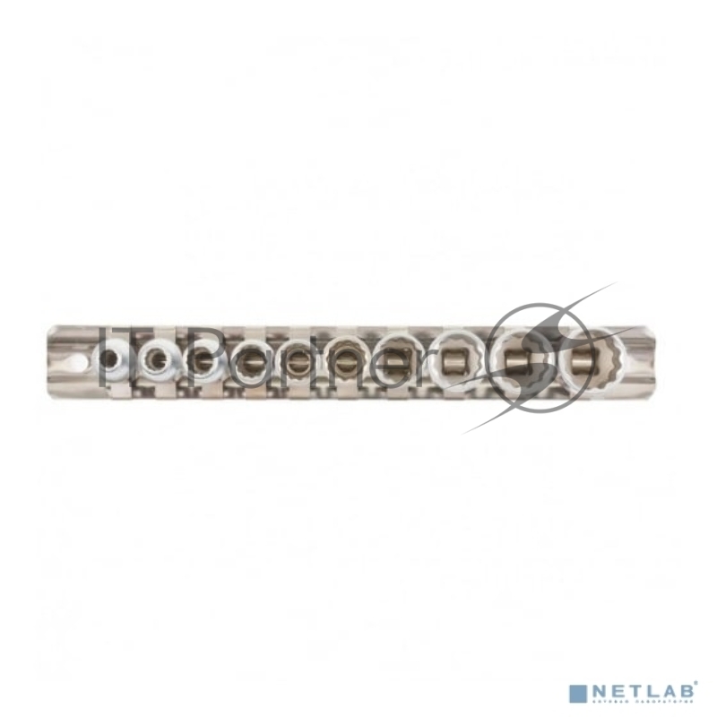 Набор торцевых головок MATRIX , 1/4, 12-ти гр., CrV, 10шт., 4-13мм// 13594