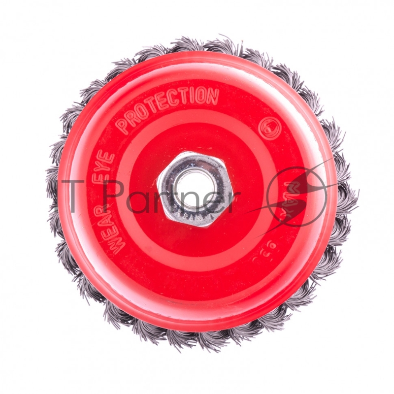 MATRIX Щетка для УШМ, 125 мм, М14, чашка, крученая металлическая проволока// 74627