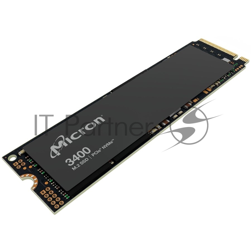 Твердотельный накопитель Micron 3400, 2048GB, SSD, M.2 2280, NVMe, PCIe 4.0 x4, 3D TLC, R/W 6600/5000MB/s, IOPs 720 000/700 000, 1200TBW