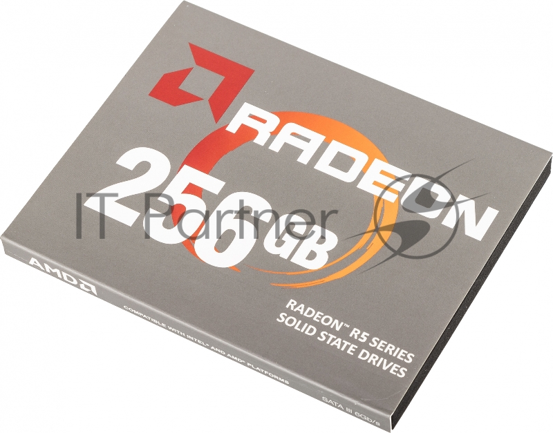 Жесткий диск SSD 2.5 256GB AMD Radeon R5 Client SSD R5SL256G SATA 6Gb/s, 3D TLC, RTL (183382)