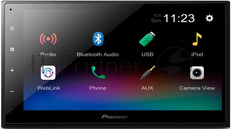 Автомагнитола Pioneer DMH-A345BT 2DIN 4x50Вт