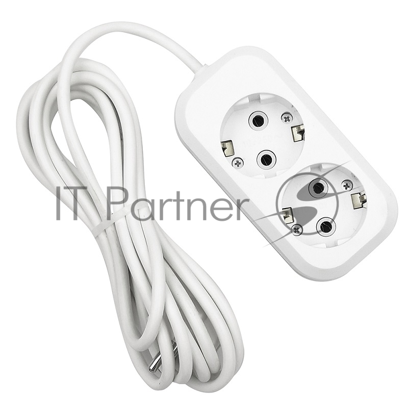 Удлинитель GELBERK GLK-2/1,5m, 10А 2 гн ПВС (1,5м) 2200 Вт