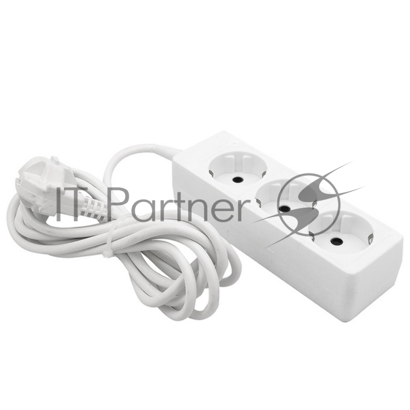 Удлинитель GELBERK GLK-3/3m, 10А 3 гн ПВС (3м) 2200 Вт