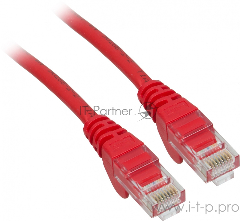 Кабель Патч-корд Lanmaster UTP LAN-PC45/U5E-2.0-RD вилка RJ-45-вилка RJ-45 кат.5е 2м красный LSZH (у