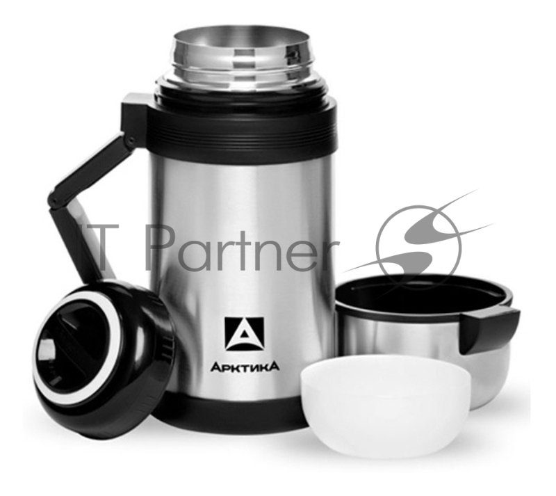 Термос для напитков/еды Арктика 201-1000P 1л. серебристый
