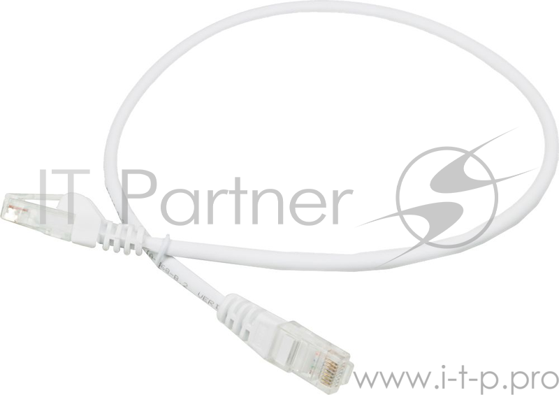 Кабель Патч-корд Lanmaster UTP LAN-PC45/U5E-0.5-WH вилка RJ-45-вилка RJ-45 кат.5е 0.5м белый LSZH (у