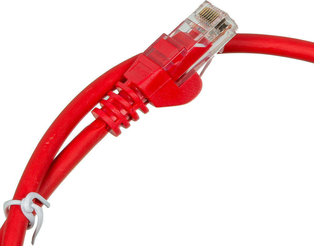Кабель Патч-корд Lanmaster utp LAN-PC45/U5E-0.5-RD вилка RJ-45-вилка RJ-45 кат.5е 0.5м красный LSZH