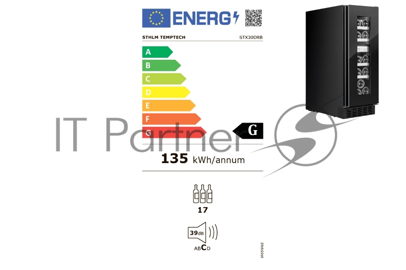 Холодильник винный Temptech STX30DRB