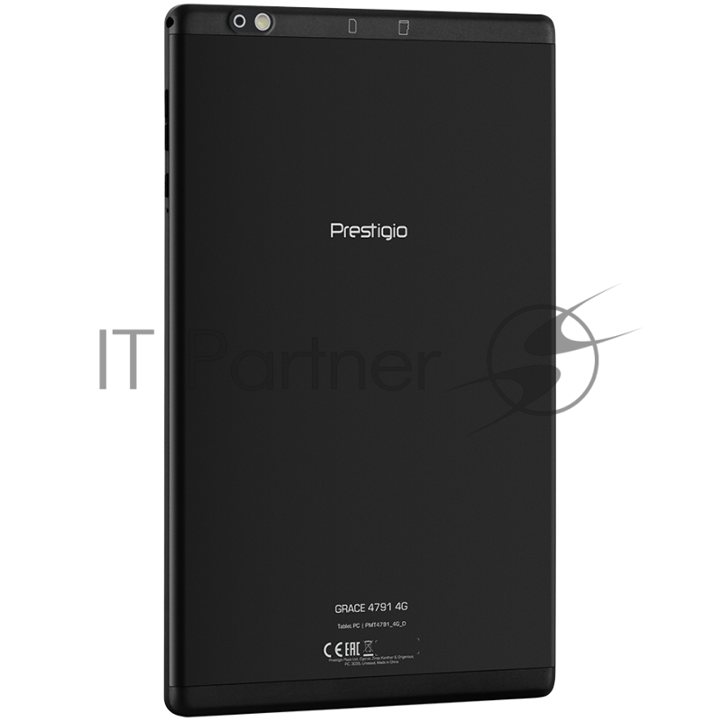 Планшет prestigio grace 4791 4G, PMT4791_4G_E_RU, Single SIM card, have call function, 10.1(800*1280) IPS on-cell display,G+G frame lumination, TP with logo, LTE, up to 1.6GHz octa core processor, android 9.0, 3G+32GB, 0.3MP+2MP, 5000mAh battery