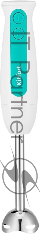 Блендер погружной Kitfort КТ-3051-3 600Вт белый/бирюзовый