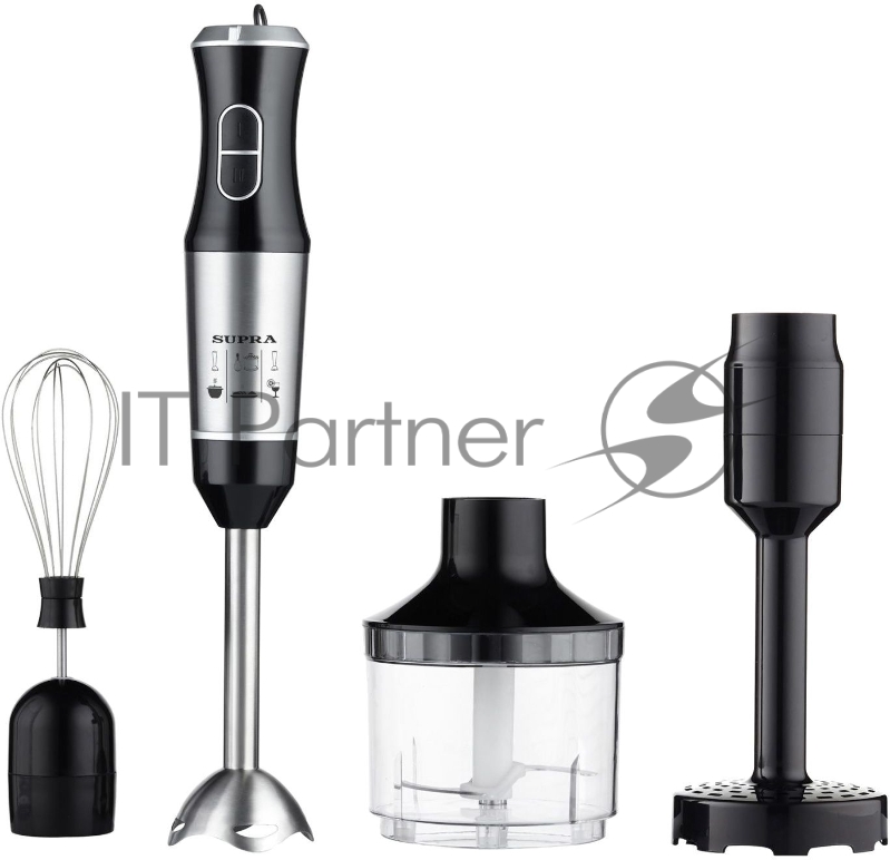 Блендер погружной Supra HBS-799 черный/серебристый