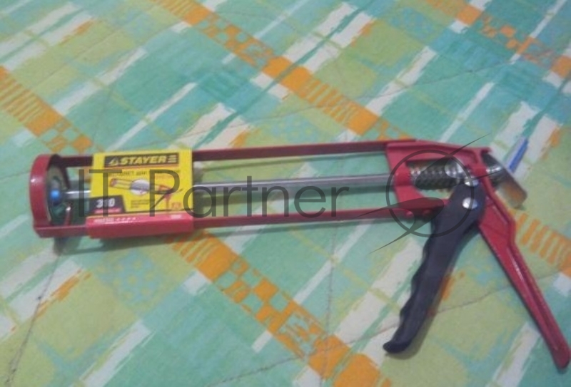 Пистолет для герметика STAYER 0666 310мл master скелетный усиленный