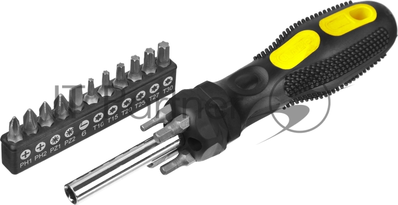 Набор STAYER MASTER 2545-H5_z01 Отвертка-битодержатель. биты 25мм 15шт. 16 предметов