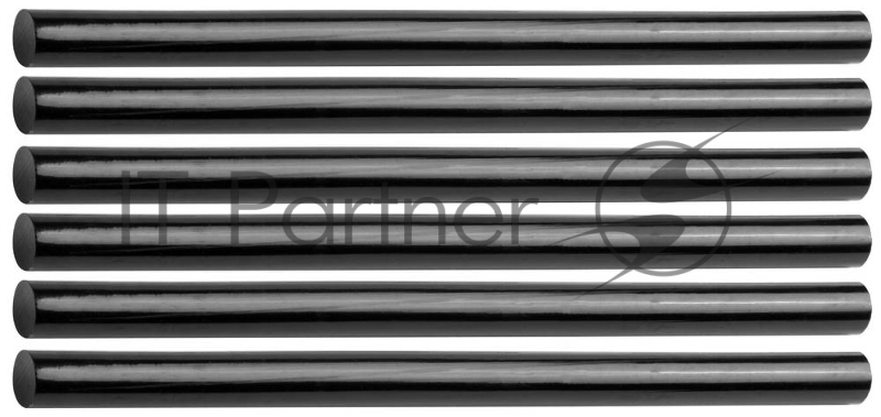 Стержни STAYER MASTER для клеевых (термоклеящих) пистолетов, цвет черный по ковролину и коже, 11х200мм, 6шт