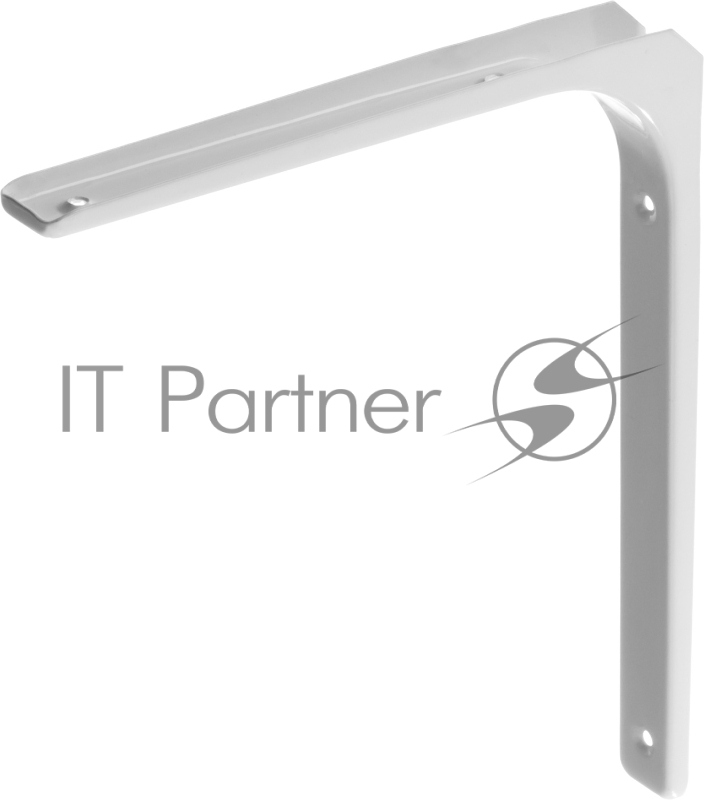 Уголок-кронштейн STAYER MASTER, 250х300х1,4мм, белый