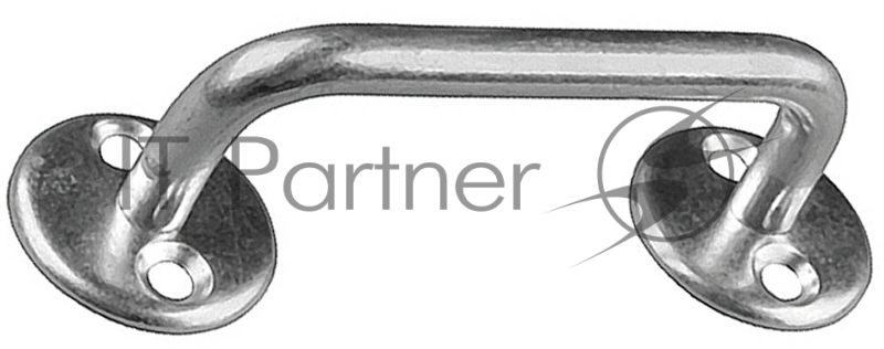 Ручка-скоба РС100-2, покрытие белый цинк, 100мм