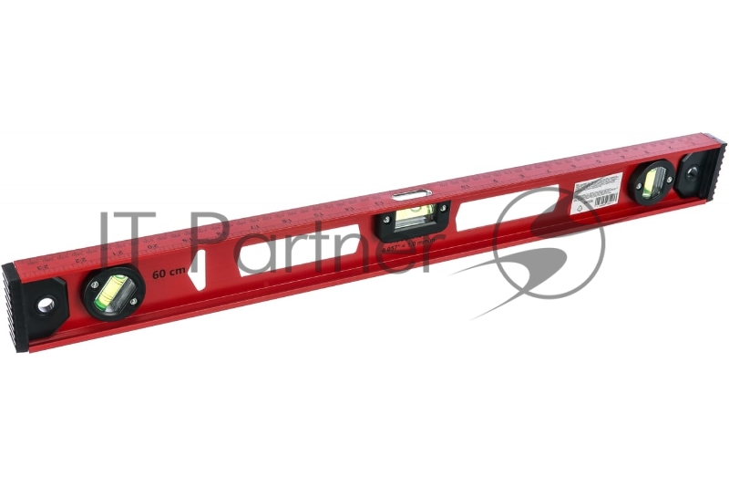 Уровень алюминиевый MATRIX Рельс, 600 мм, 3 глазка, усиленный// MATRIX 34006