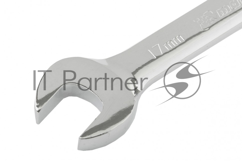 Ключ комбинированный MATRIX трещоточный, 17мм, CrV, шарнирный, зерк.хром// PROFESSIONAL 14869