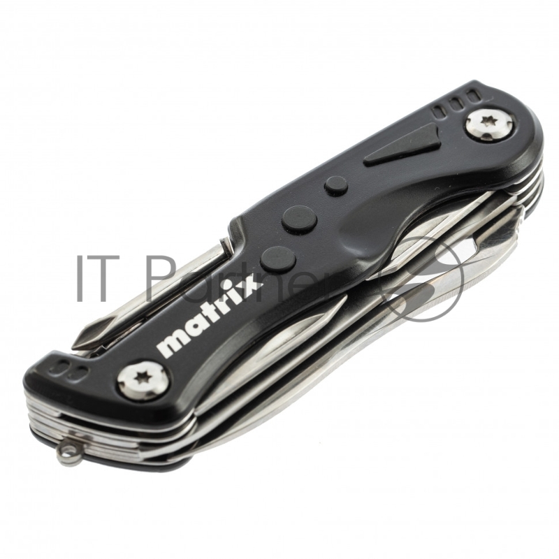 Нож многофункциональный MATRIX , 7 функций, в чехле, 107 мм 17624