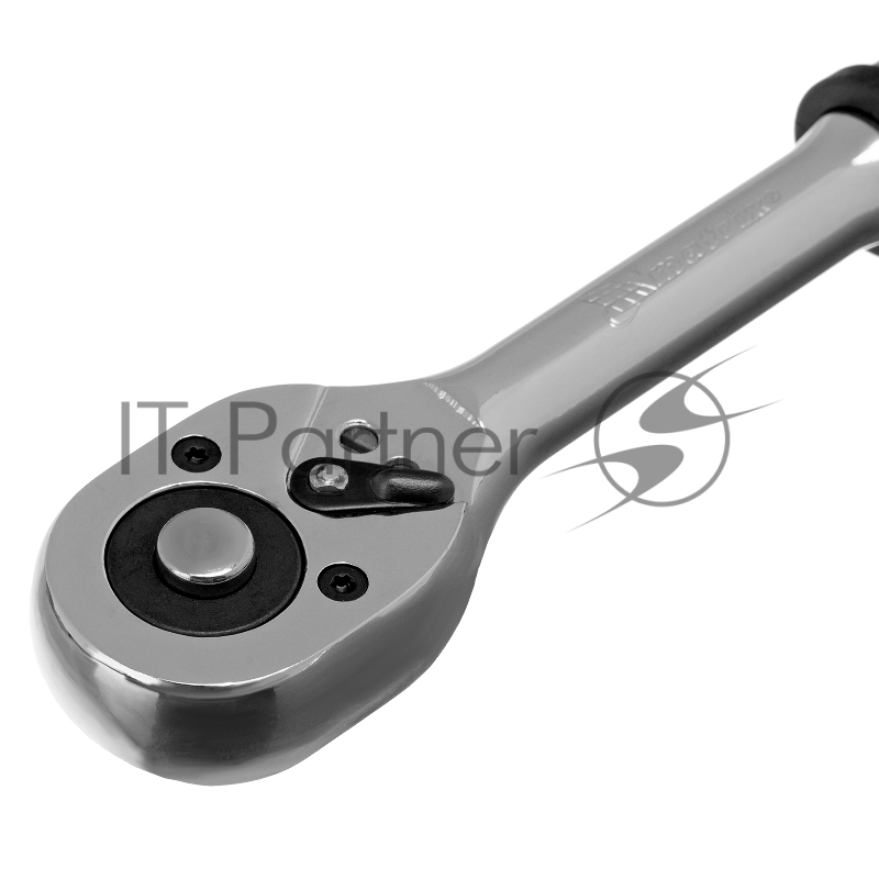 Ключ-трещотка MATRIX 3/8 с переключателем, CrV, хромированный// MASTER 14013