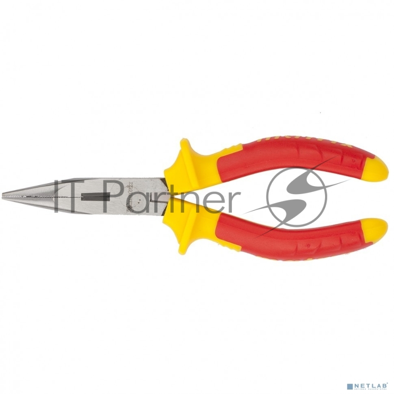 Длинногубцы MATRIX прямые Insulated, 160мм, двухкомпонентные рукоятки// PROFESSIONAL 17101