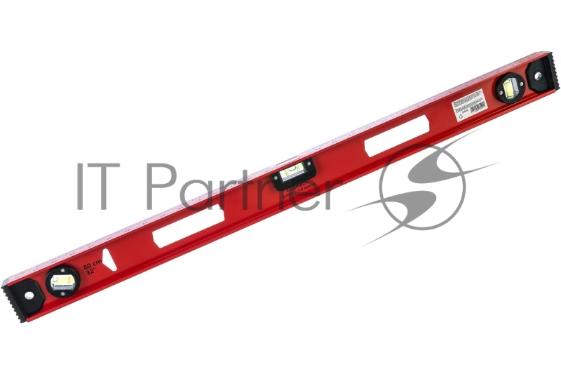 Уровень MATRIX алюминиевый Рельс, 800 мм, 3 глазка, усиленный// MATRIX 34008