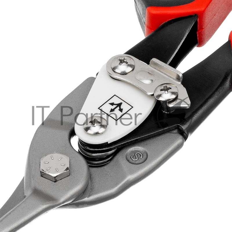 Ножницы Matrix по металлу, 250 мм, прямой рез,сталь CRMO,двухкомпонентные рукоятки, PRO 78322