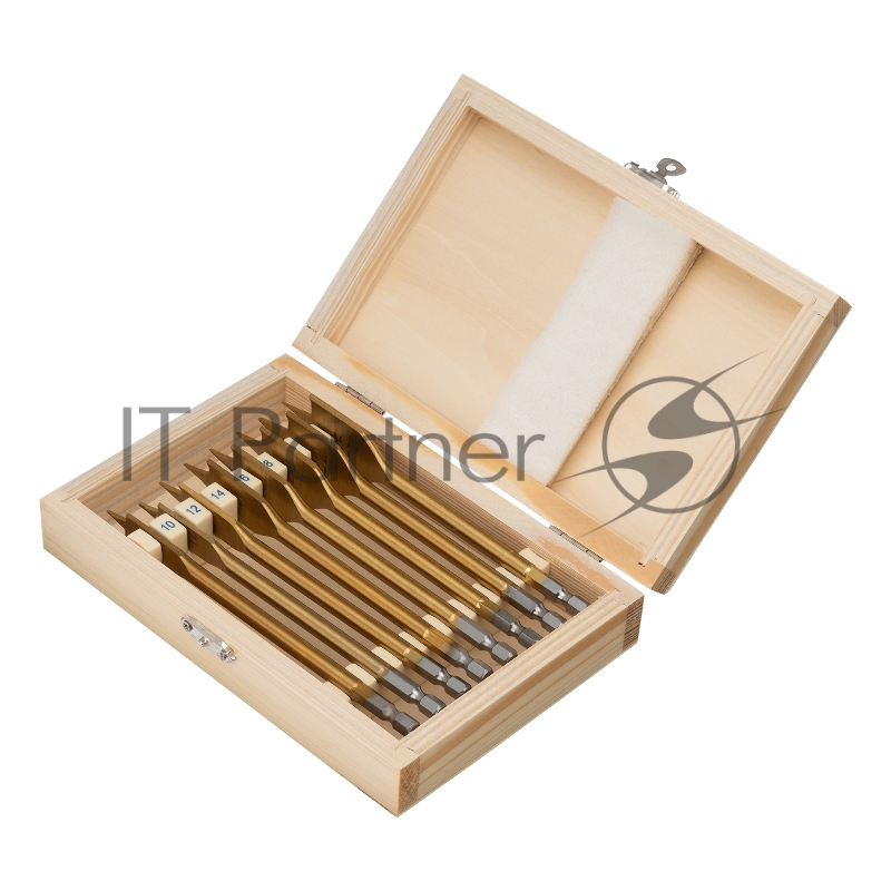 Набор сверл MATRIX перовых по дереву, 10-12-14-16-18-20-22-25 мм 8 шт дерев, 70441